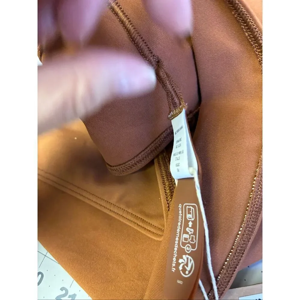 SKIMS NWT Swim Bandeau Top in Bronze Size 4X